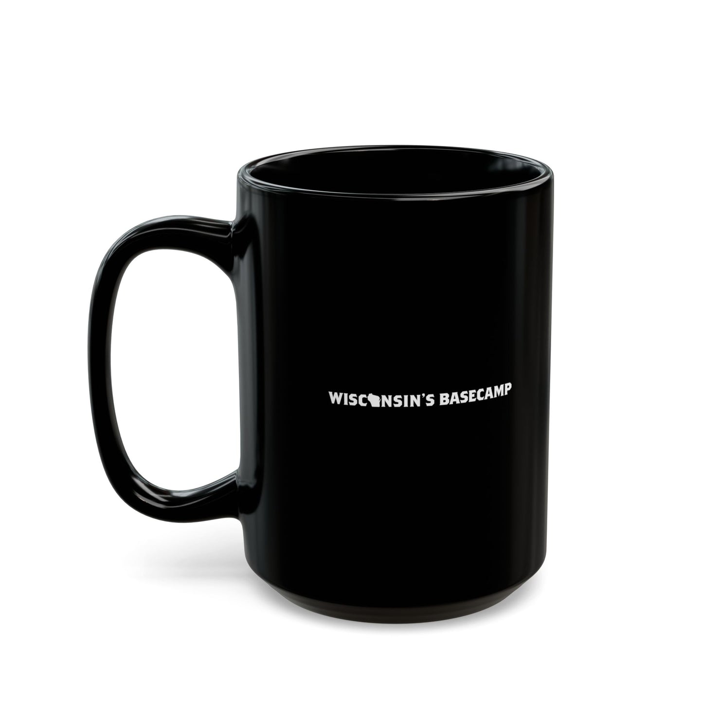 Wisconsin's Basecamp Turtle - Black Mug (11oz, 15oz)