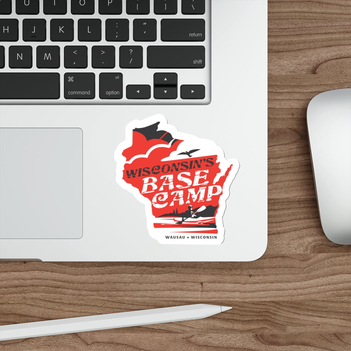 Wisconsin's Basecamp Paddler - Die-Cut Stickers