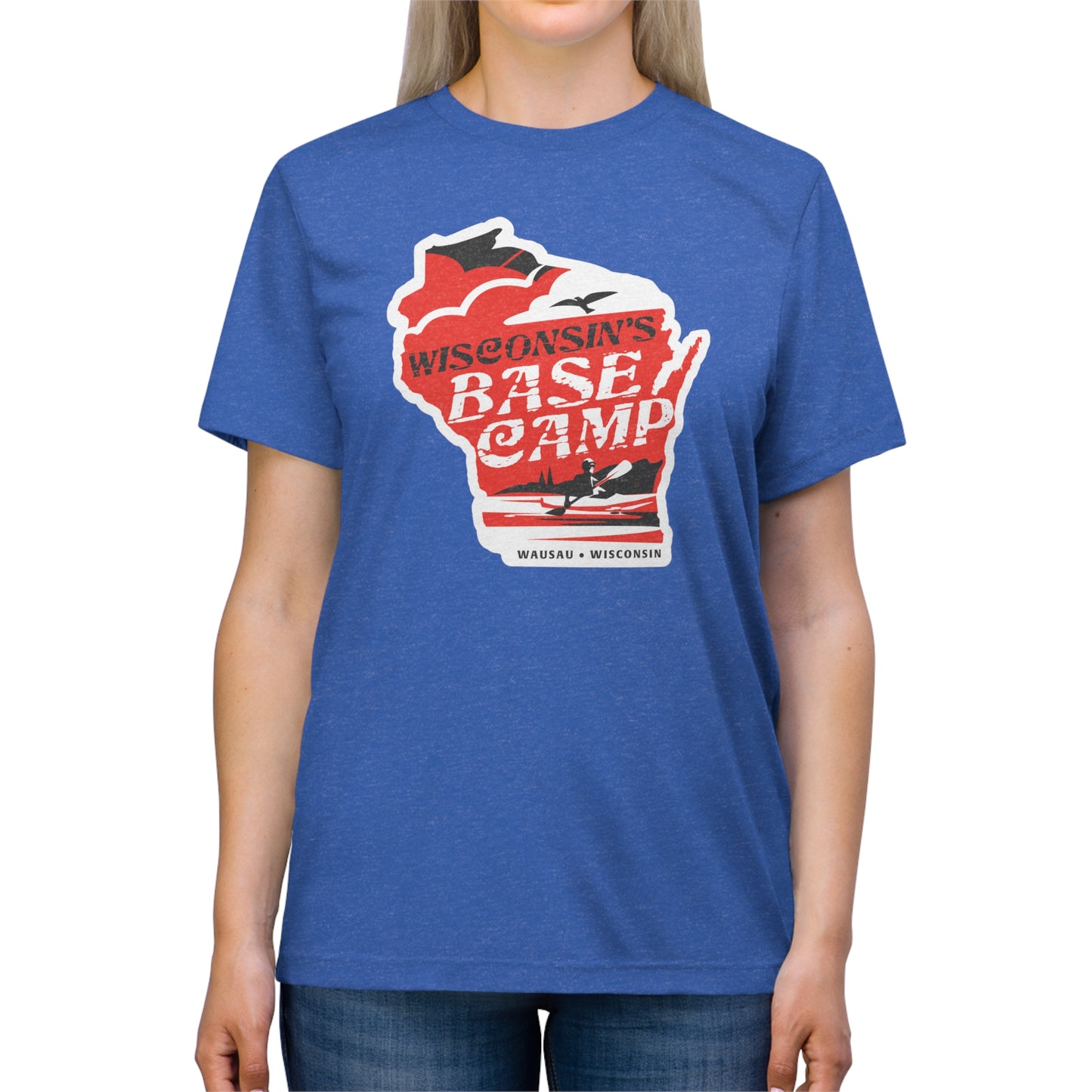 Wisconsin's Basecamp Paddler - Unisex Triblend Tee