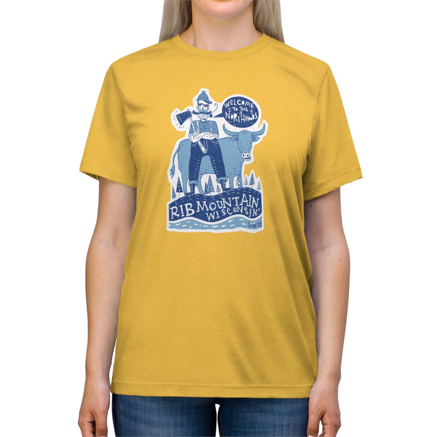 Paul Bunyan Unisex Triblend Tee