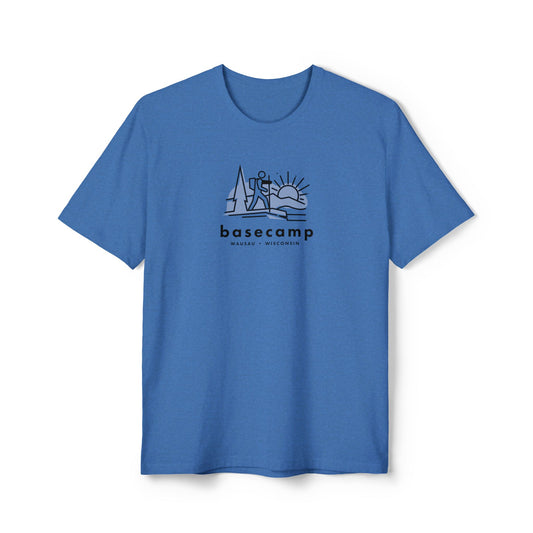 Hiker in Wisconsin's Basecamp - Unisex District® Re-Tee®