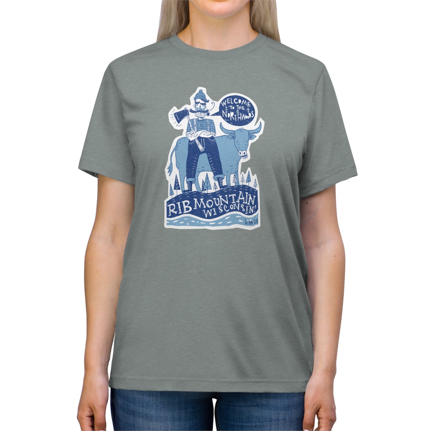 Paul Bunyan Unisex Triblend Tee