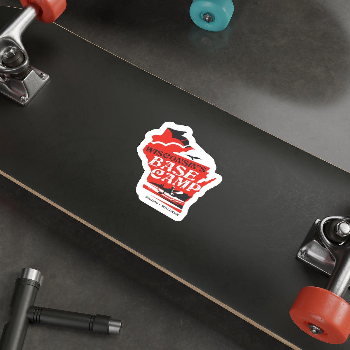 Wisconsin's Basecamp Paddler - Die-Cut Stickers