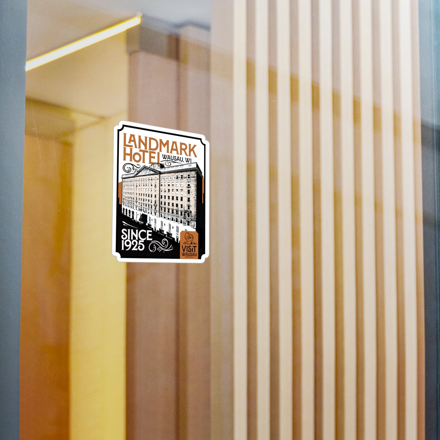 Vinyl Decal - Classic Wausau Landmark Icon