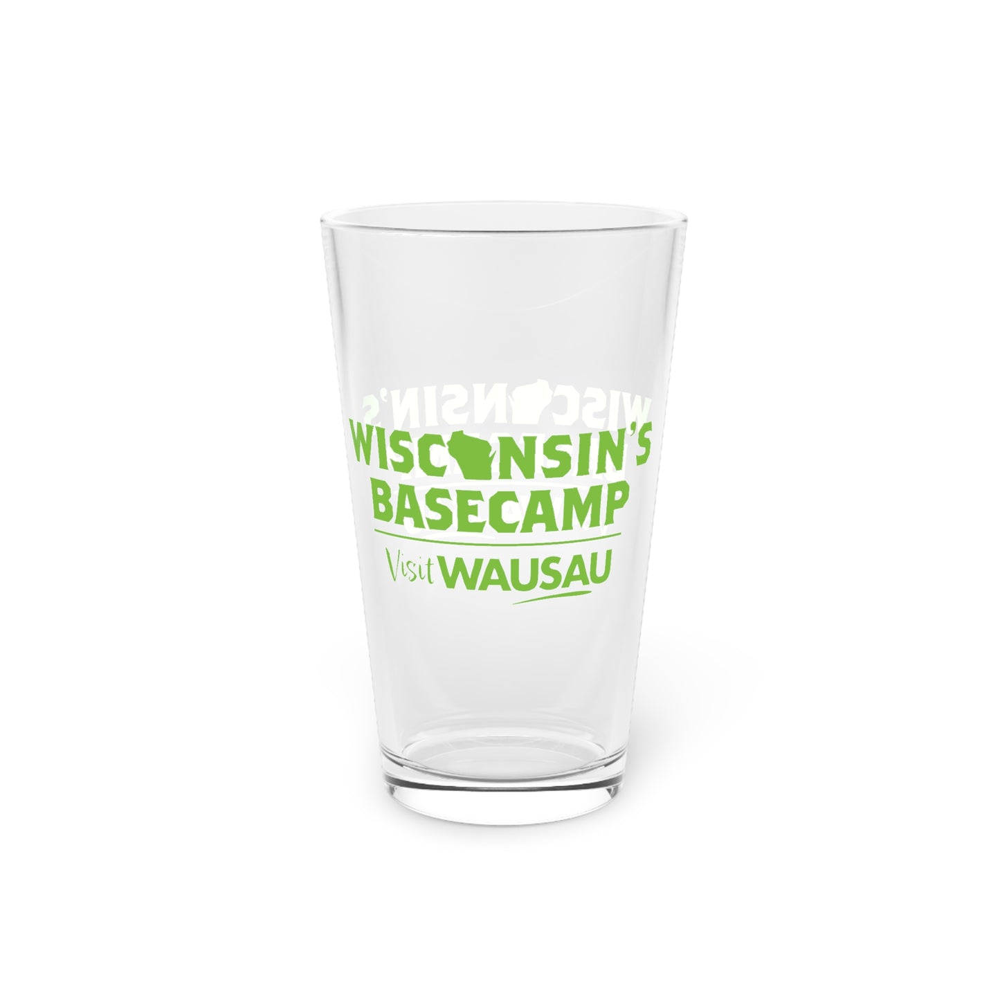 Pint Glass - Wisconsin's Basecamp 16oz