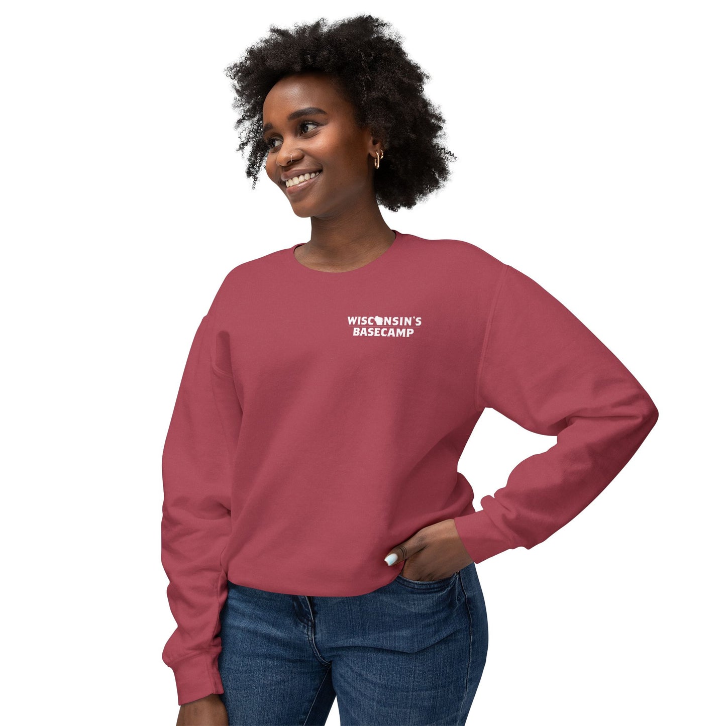 Sunrise Landscape Unisex Lightweight Crewneck Sweatshirt