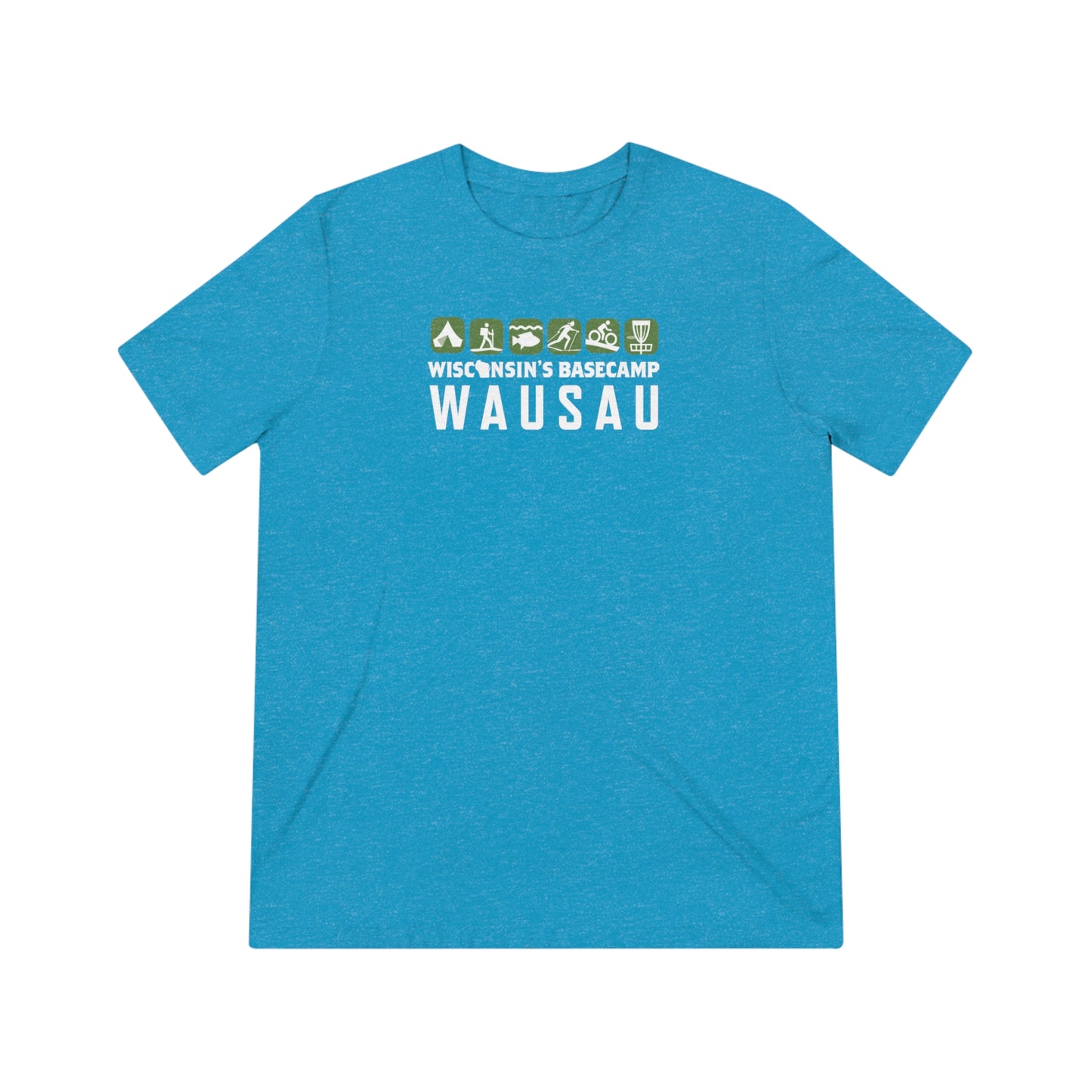 Wisconsin Outdoor Recreation Unisex Triblend Tee - Basecamp Wausau Design