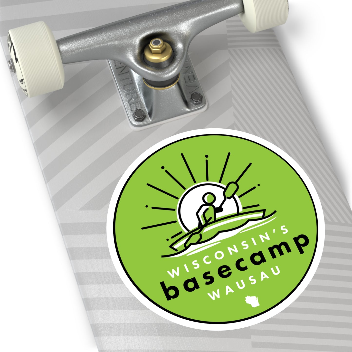 Stickers - Wisconsin Paddlers Great Pinery Heritage Waterway Design