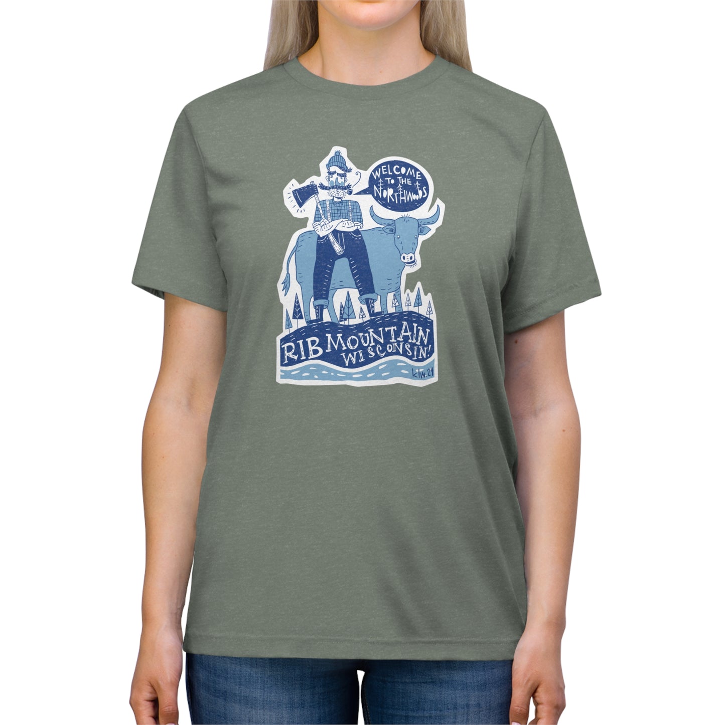 Paul Bunyan Unisex Triblend Tee