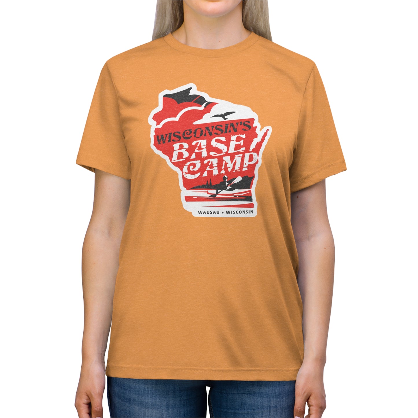 Wisconsin's Basecamp Paddler - Unisex Triblend Tee