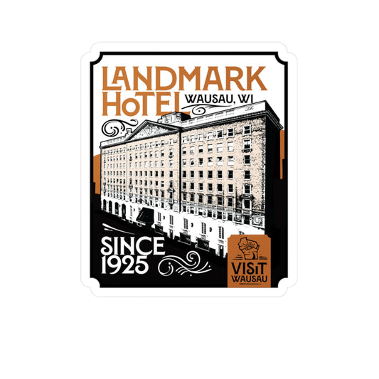 Vinyl Decal - Classic Wausau Landmark Icon