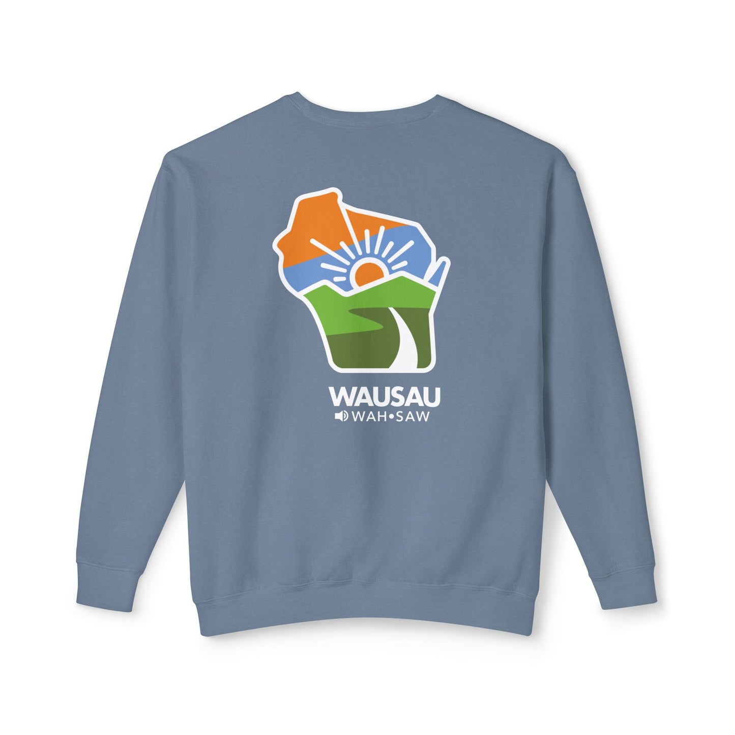 Sunrise Landscape Unisex Lightweight Crewneck Sweatshirt