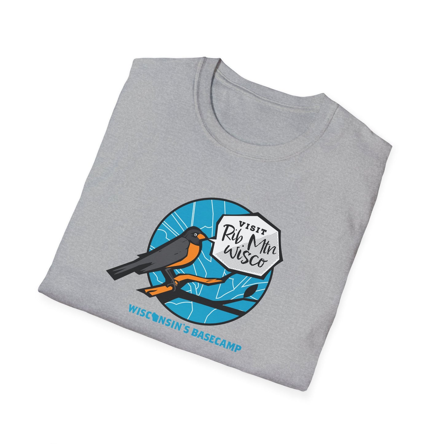 Birding Wisconsin Rib Mountain Unisex T-Shirt