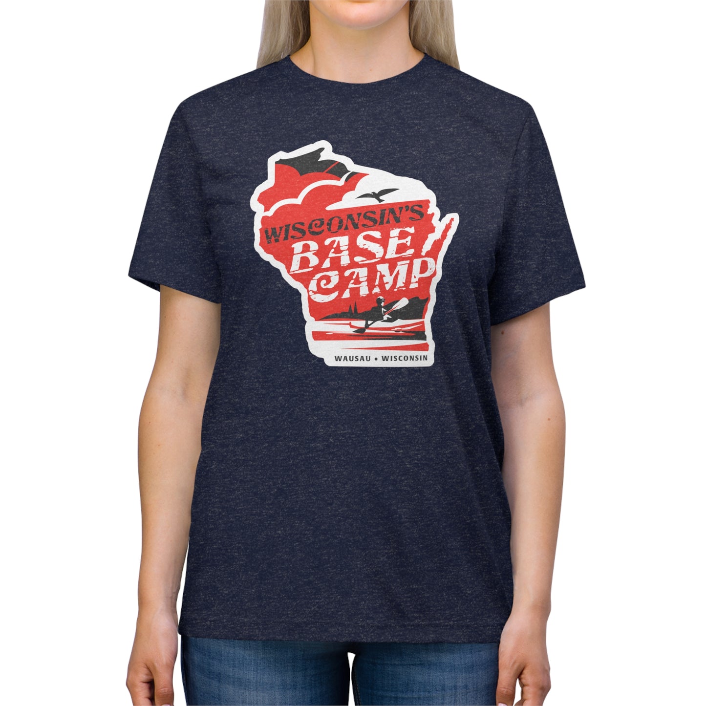 Wisconsin's Basecamp Paddler - Unisex Triblend Tee
