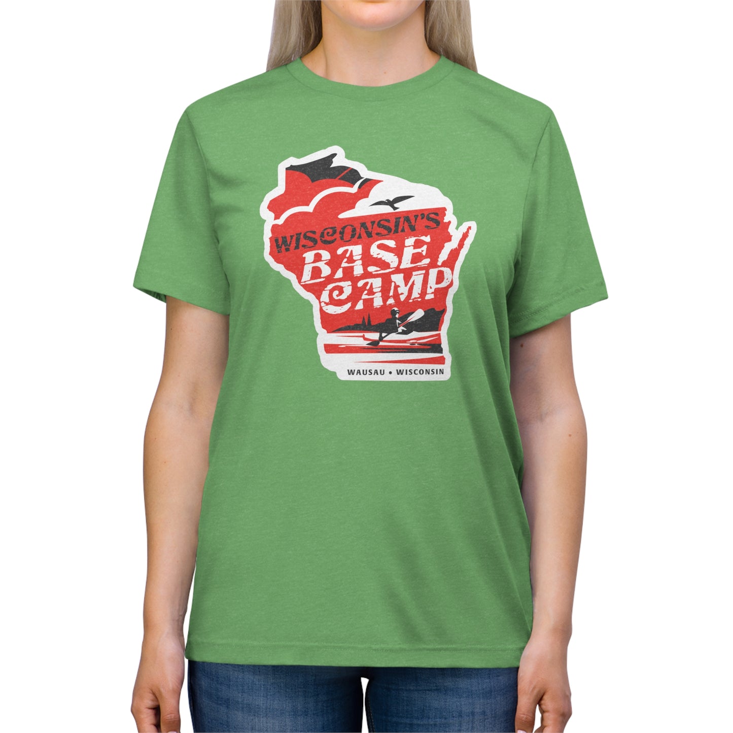 Wisconsin's Basecamp Paddler - Unisex Triblend Tee