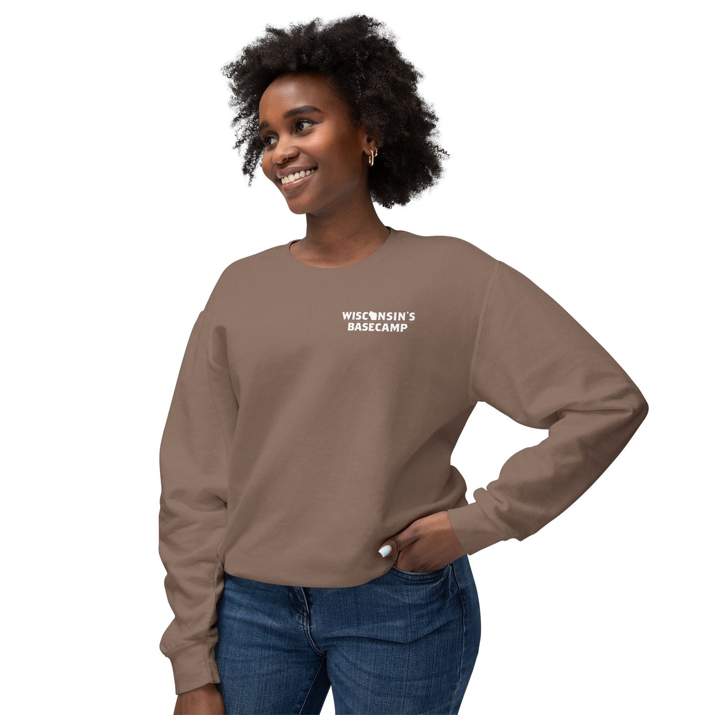 Sunrise Landscape Unisex Lightweight Crewneck Sweatshirt