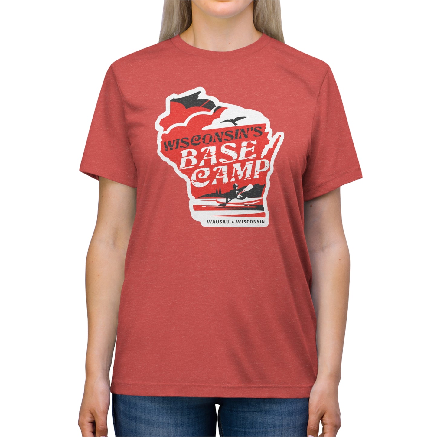Wisconsin's Basecamp Paddler - Unisex Triblend Tee