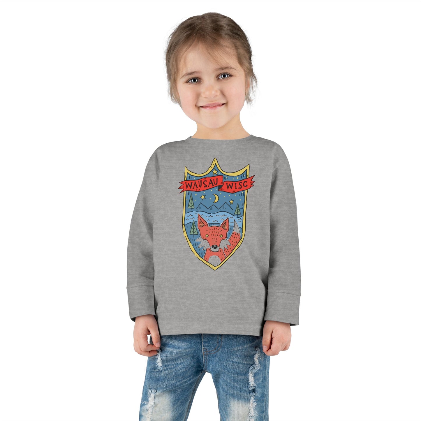 Toddler Long Sleeve Tee - Fox in Wausau, Wisconsin's Basecamp