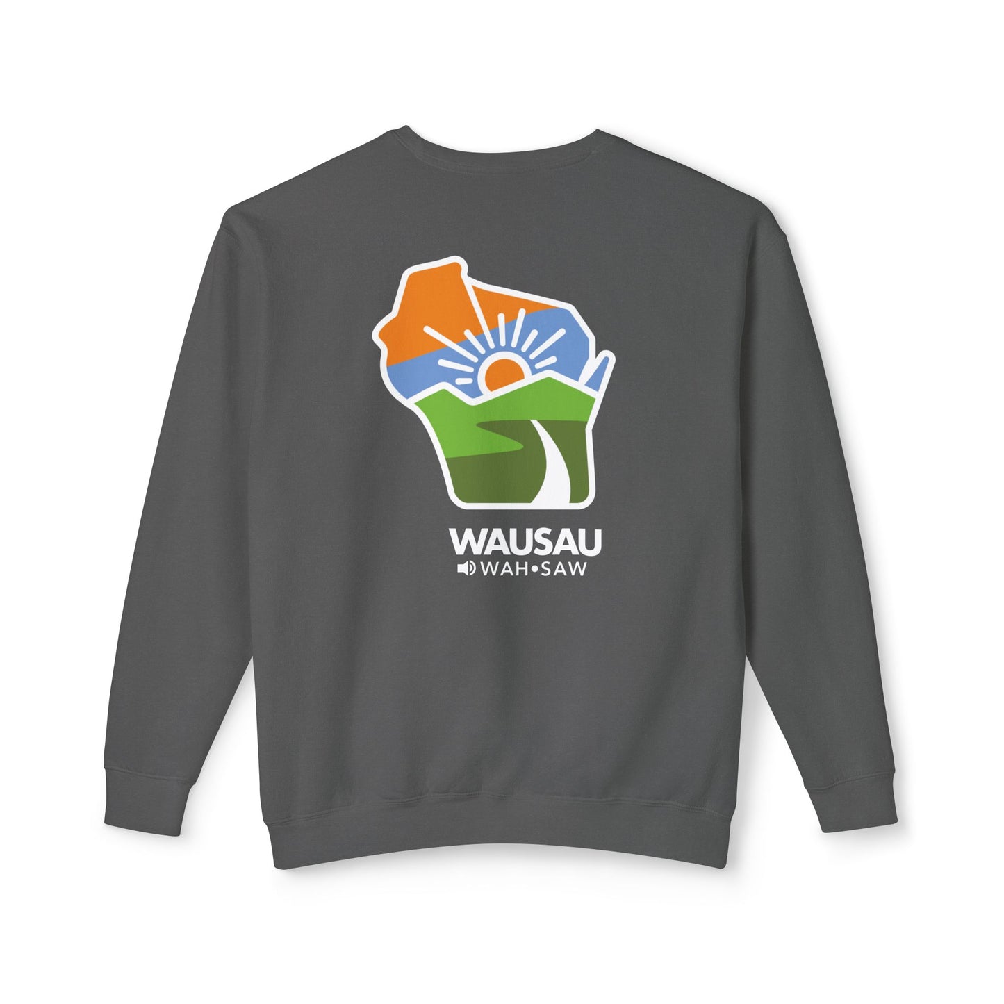 Sunrise Landscape Unisex Lightweight Crewneck Sweatshirt