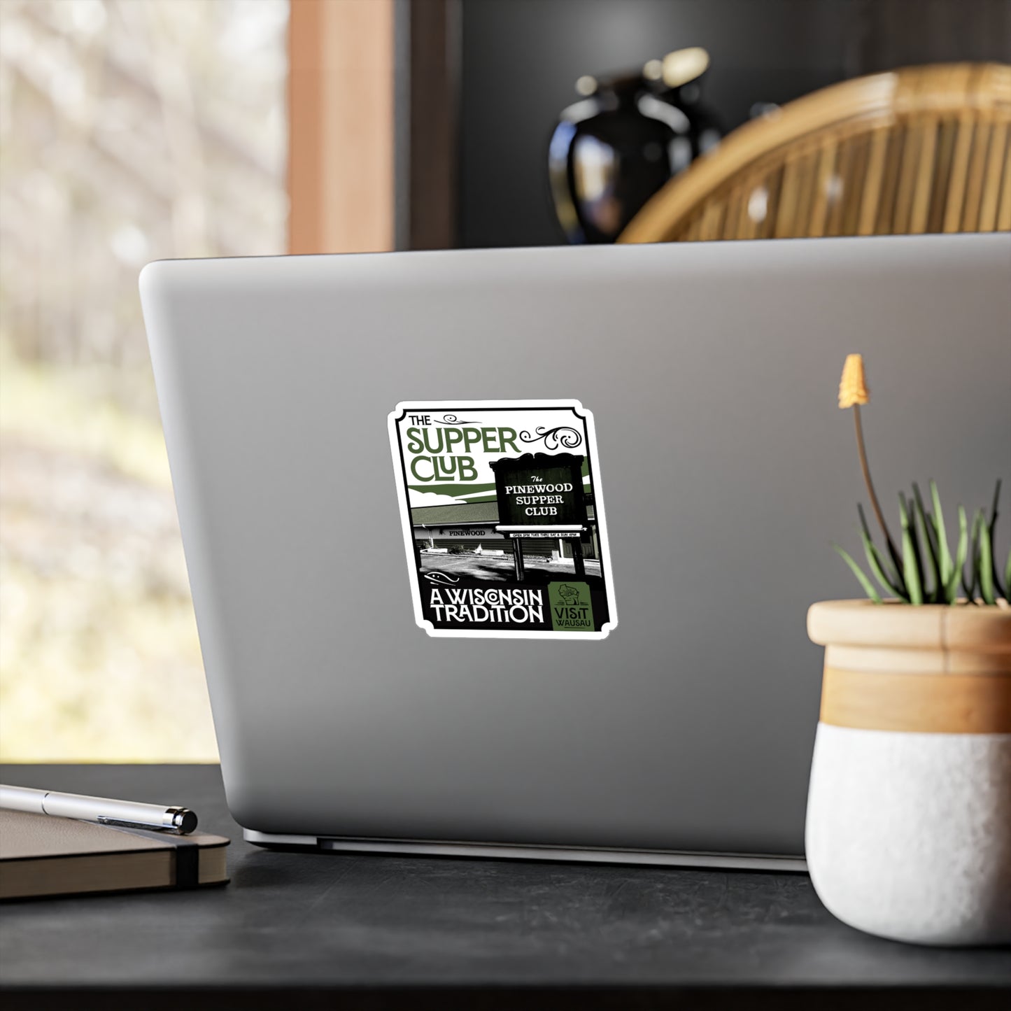 Vinyl Decal - Pinewood Supper Club Wisconsin Tradition Design