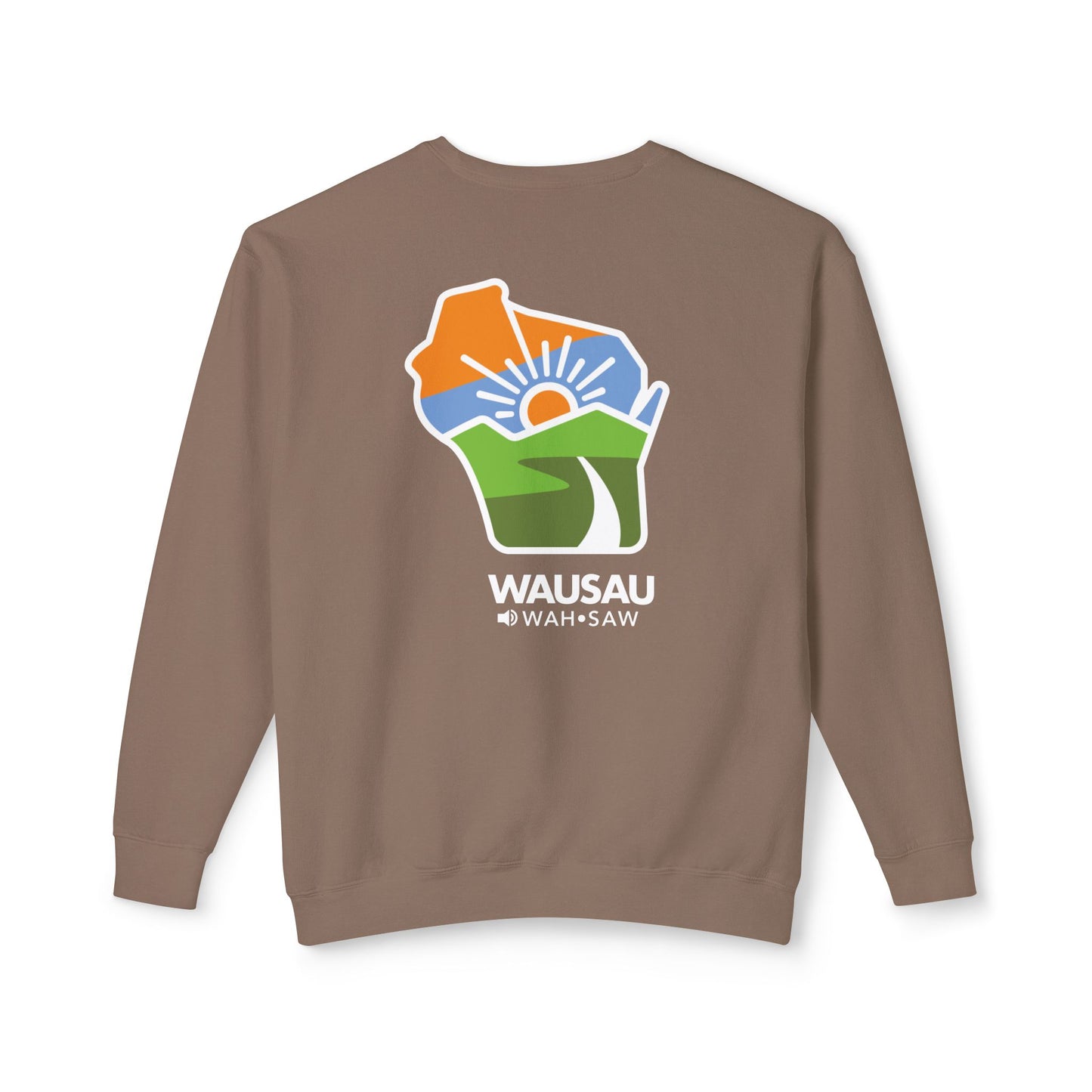 Sunrise Landscape Unisex Lightweight Crewneck Sweatshirt