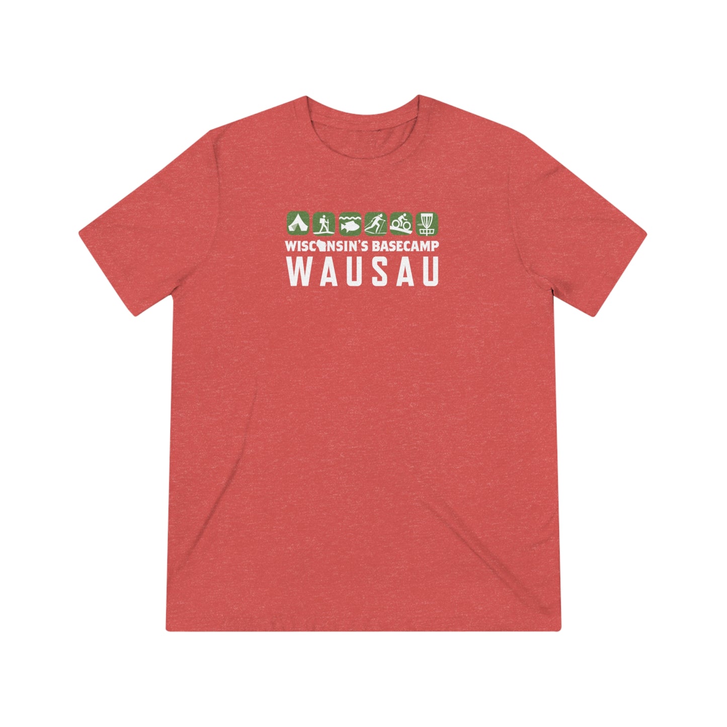 Wisconsin Outdoor Recreation Unisex Triblend Tee - Basecamp Wausau Design