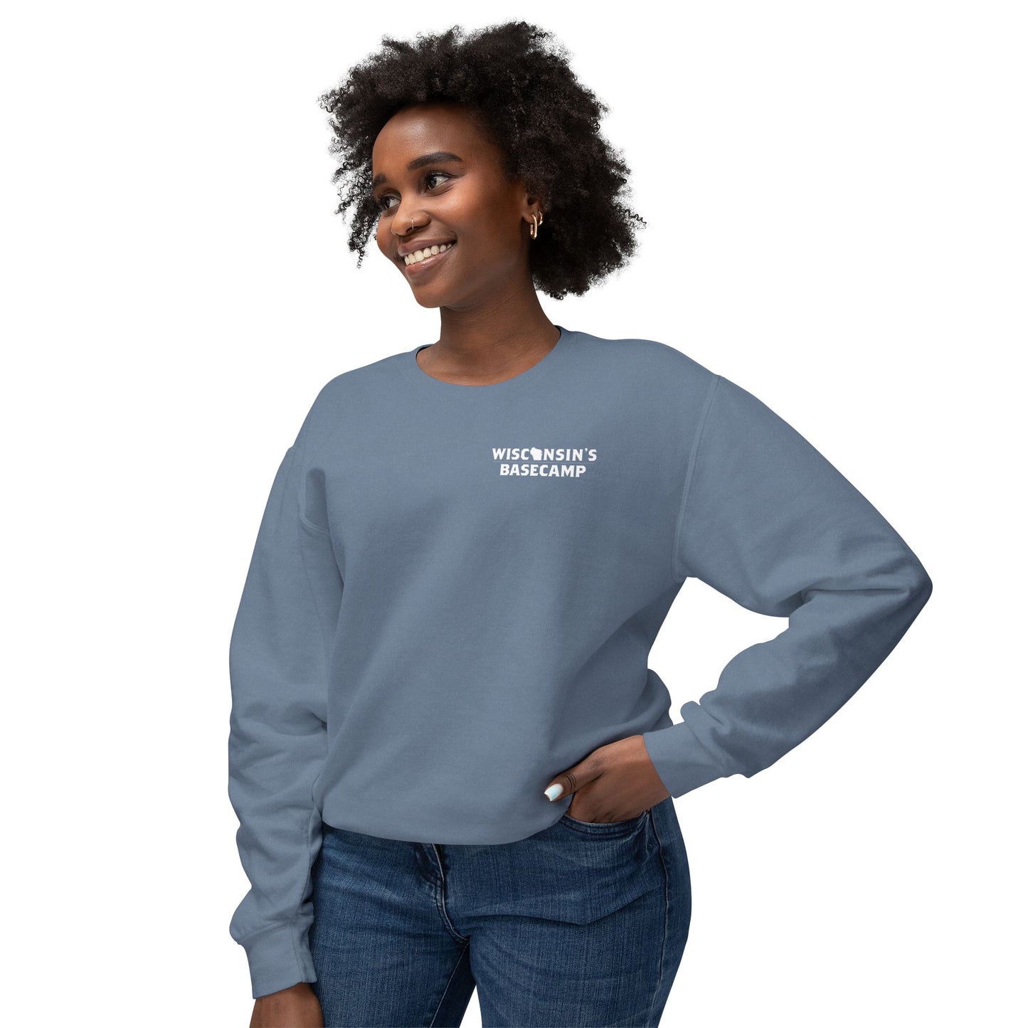 Sunrise Landscape Unisex Lightweight Crewneck Sweatshirt
