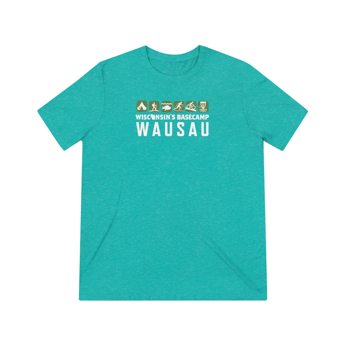 Wisconsin Outdoor Recreation Unisex Triblend Tee - Basecamp Wausau Design