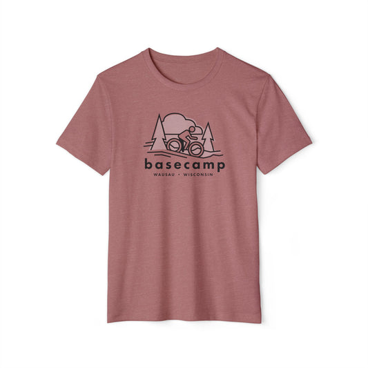 Wisconsin's Basecamp Biker - Unisex Recycled Organic T-Shirt