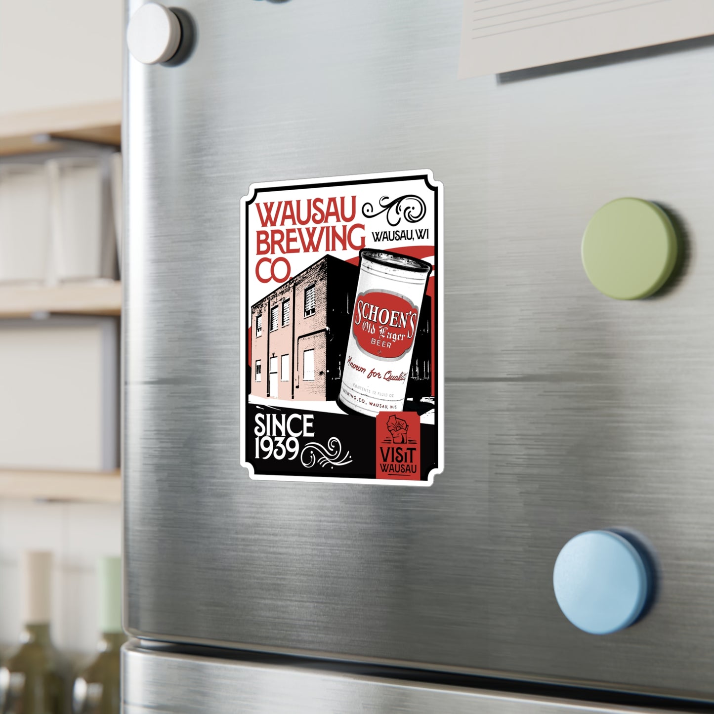 Vinyl Decal - Wausau Brewing Icon