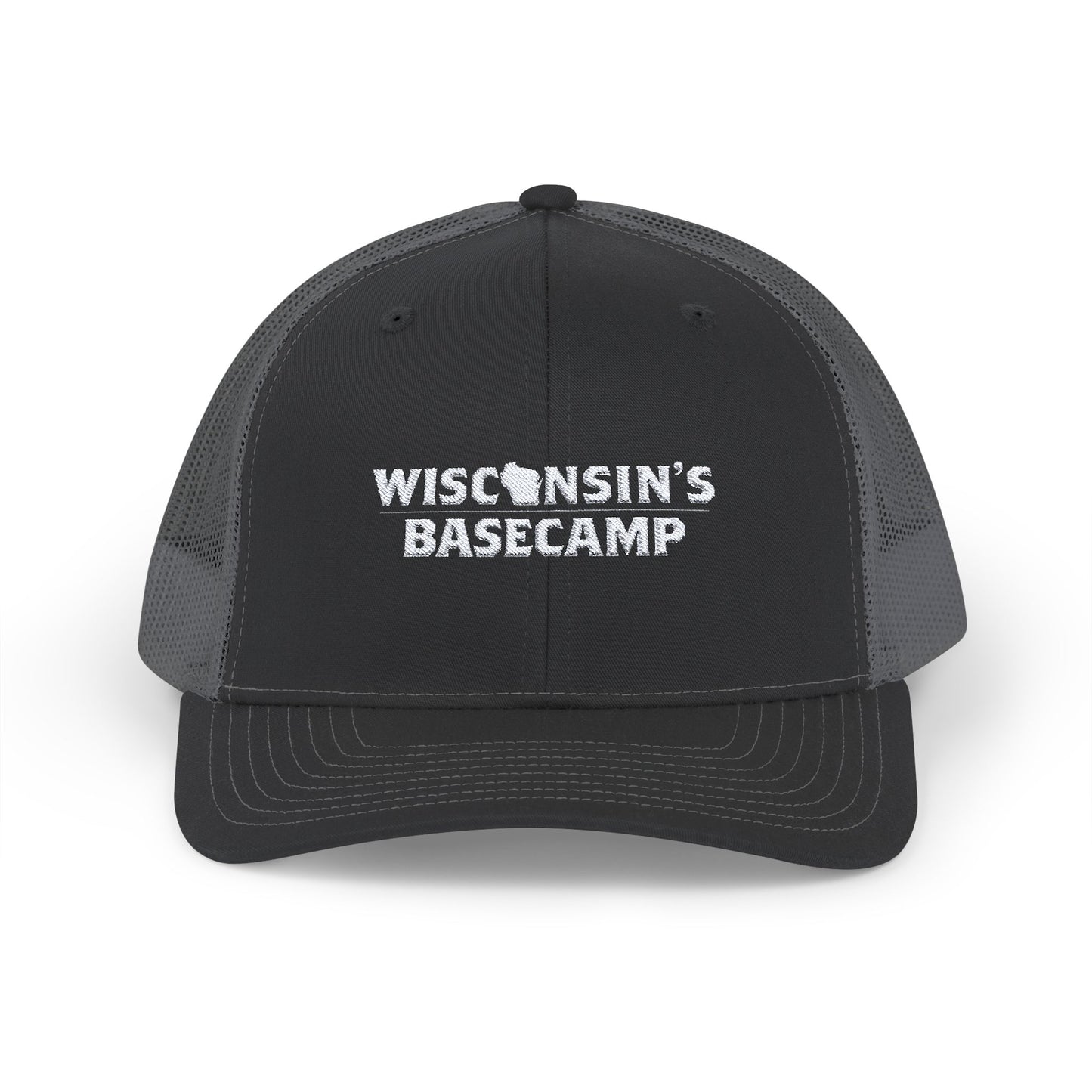 Snapback Trucker Cap - Wisconsin's Basecamp in Greater Wausau Design