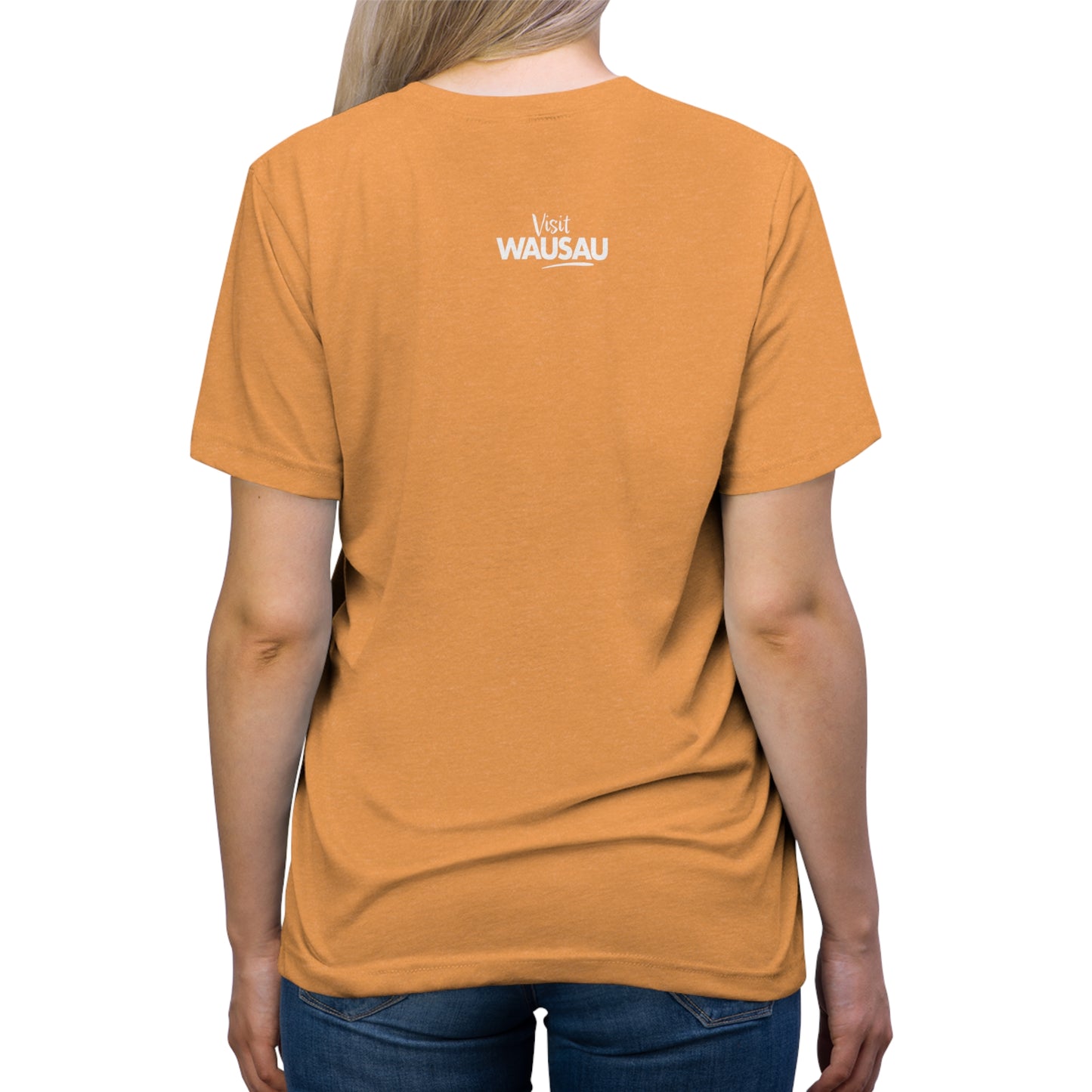 Wisconsin Basecamp Unisex Triblend Tee - Cheese Curds Design