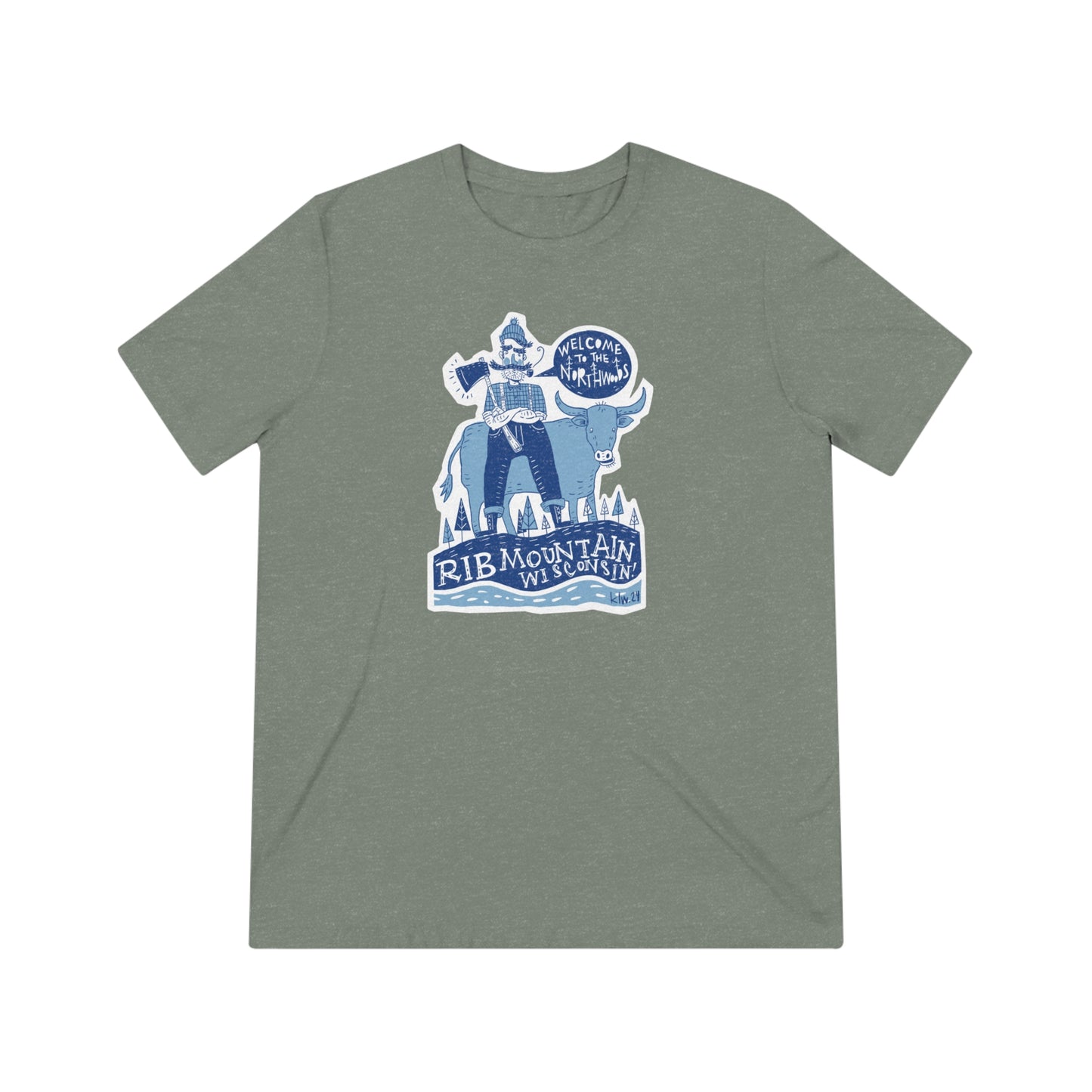Paul Bunyan Unisex Triblend Tee