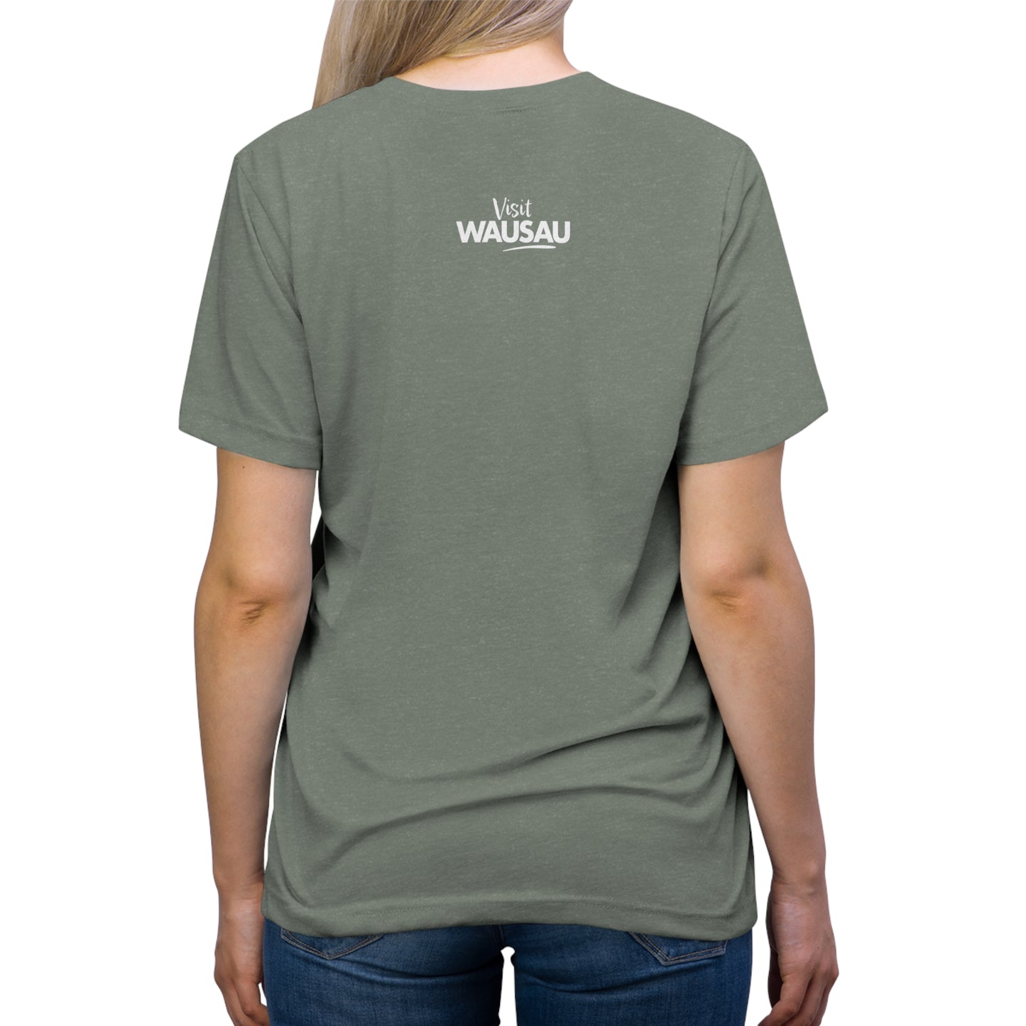 Wisconsin Outdoor Recreation Unisex Triblend Tee - Basecamp Wausau Design