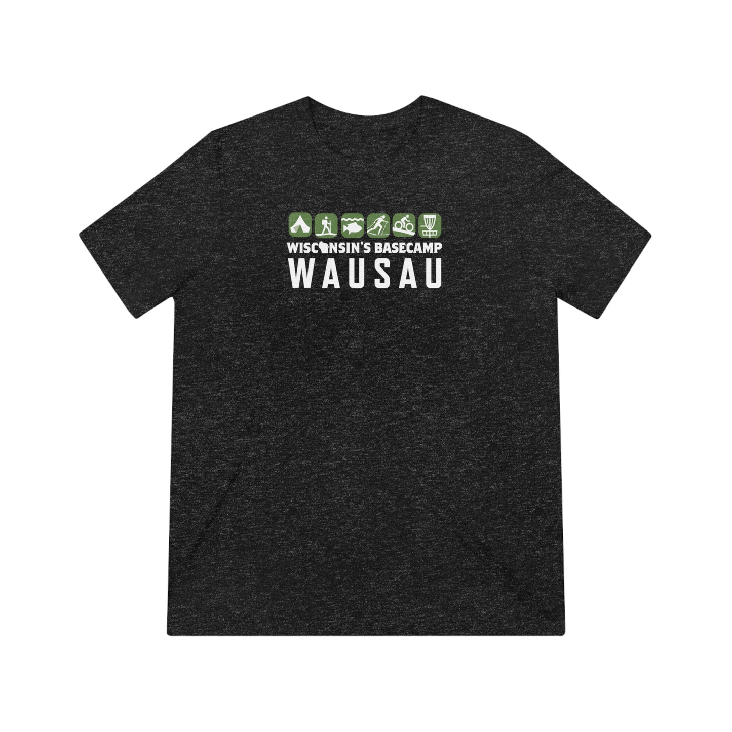 Wisconsin Outdoor Recreation Unisex Triblend Tee - Basecamp Wausau Design
