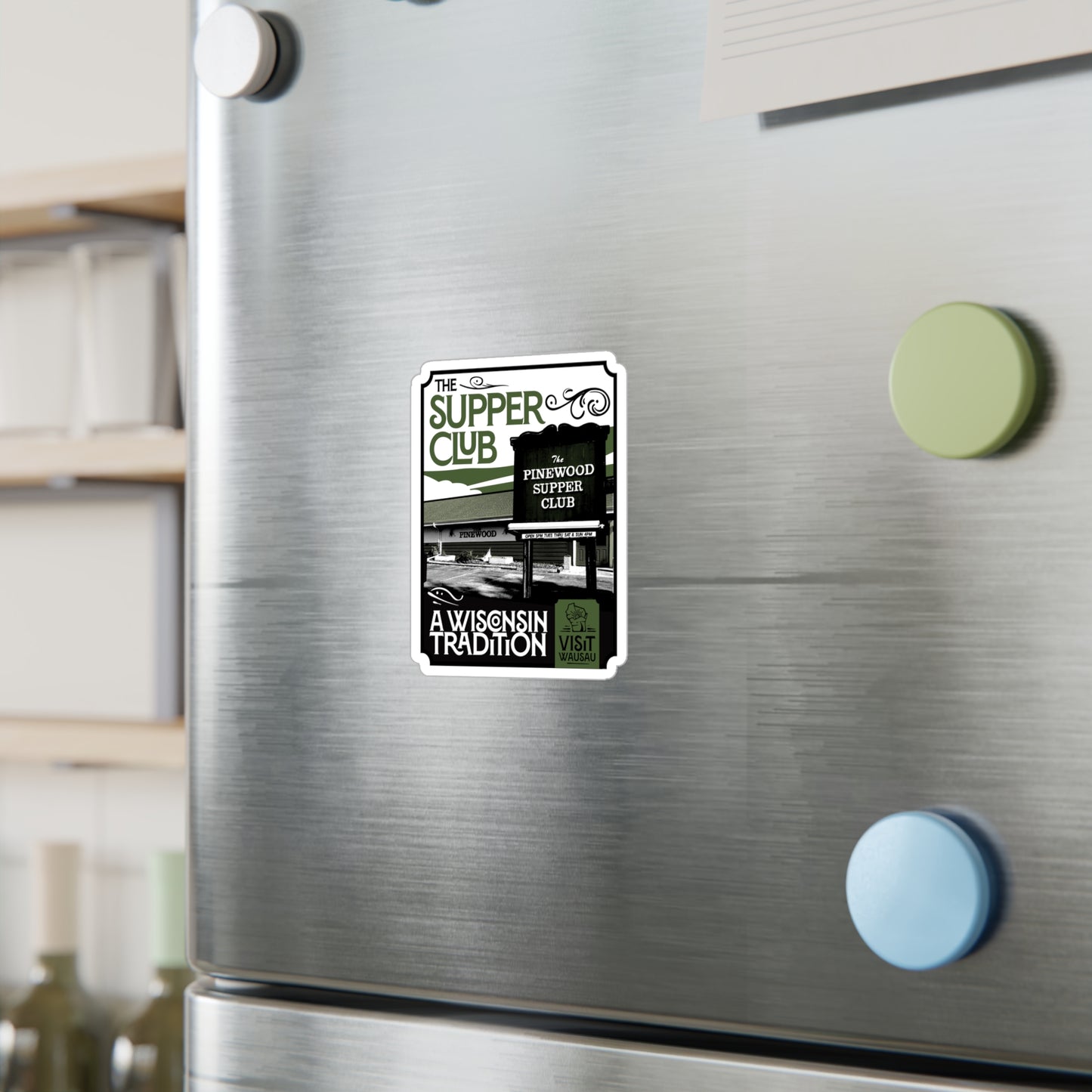 Vinyl Decal - Pinewood Supper Club Wisconsin Tradition Design