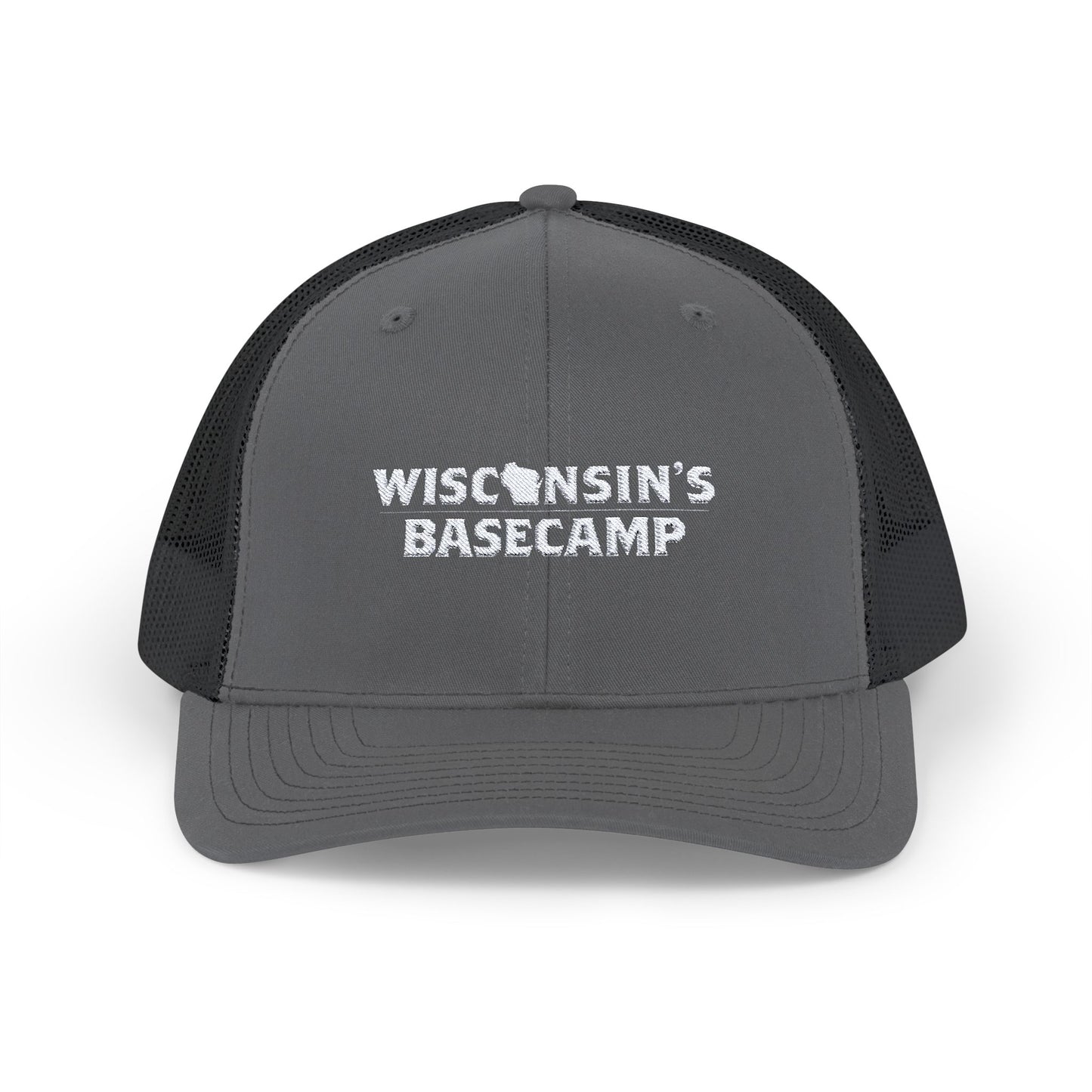 Snapback Trucker Cap - Wisconsin's Basecamp in Greater Wausau Design