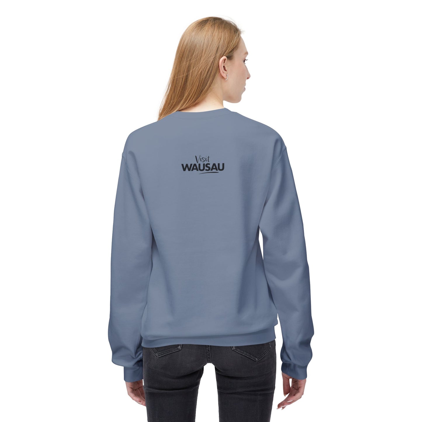 Wisconsin Rib Mountain License Plate Sweatshirt
