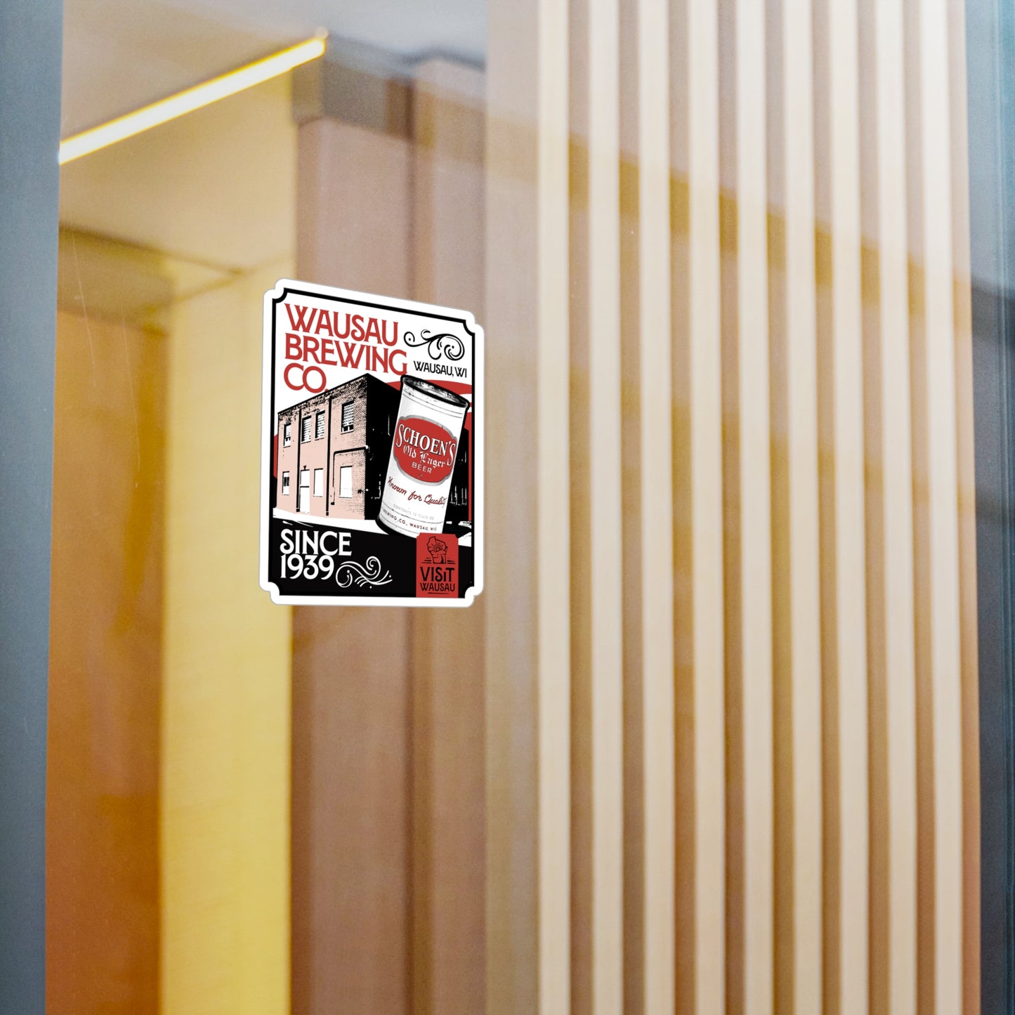 Vinyl Decal - Wausau Brewing Icon