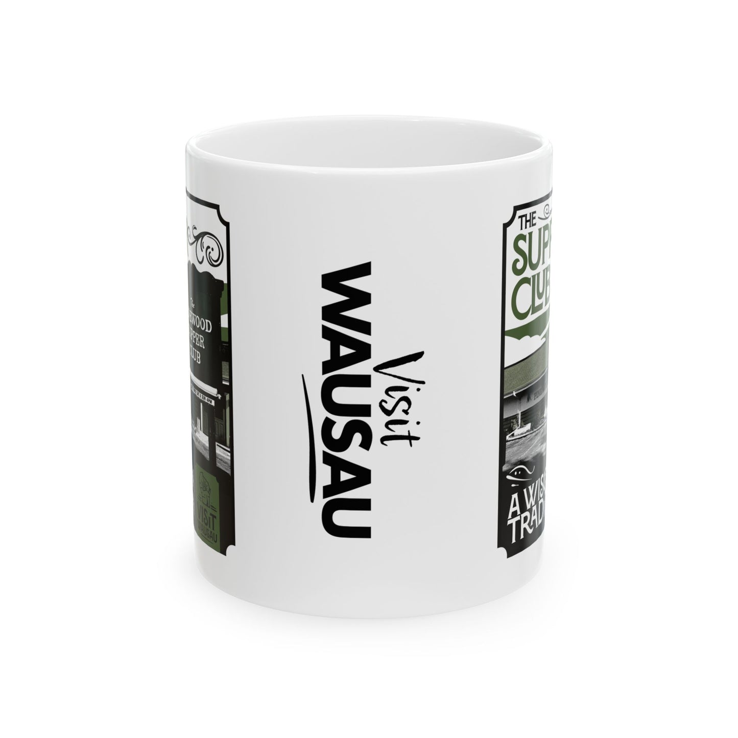 Mug - Classic Wausau Icons Pinewood Supper Club Half Moon Lake