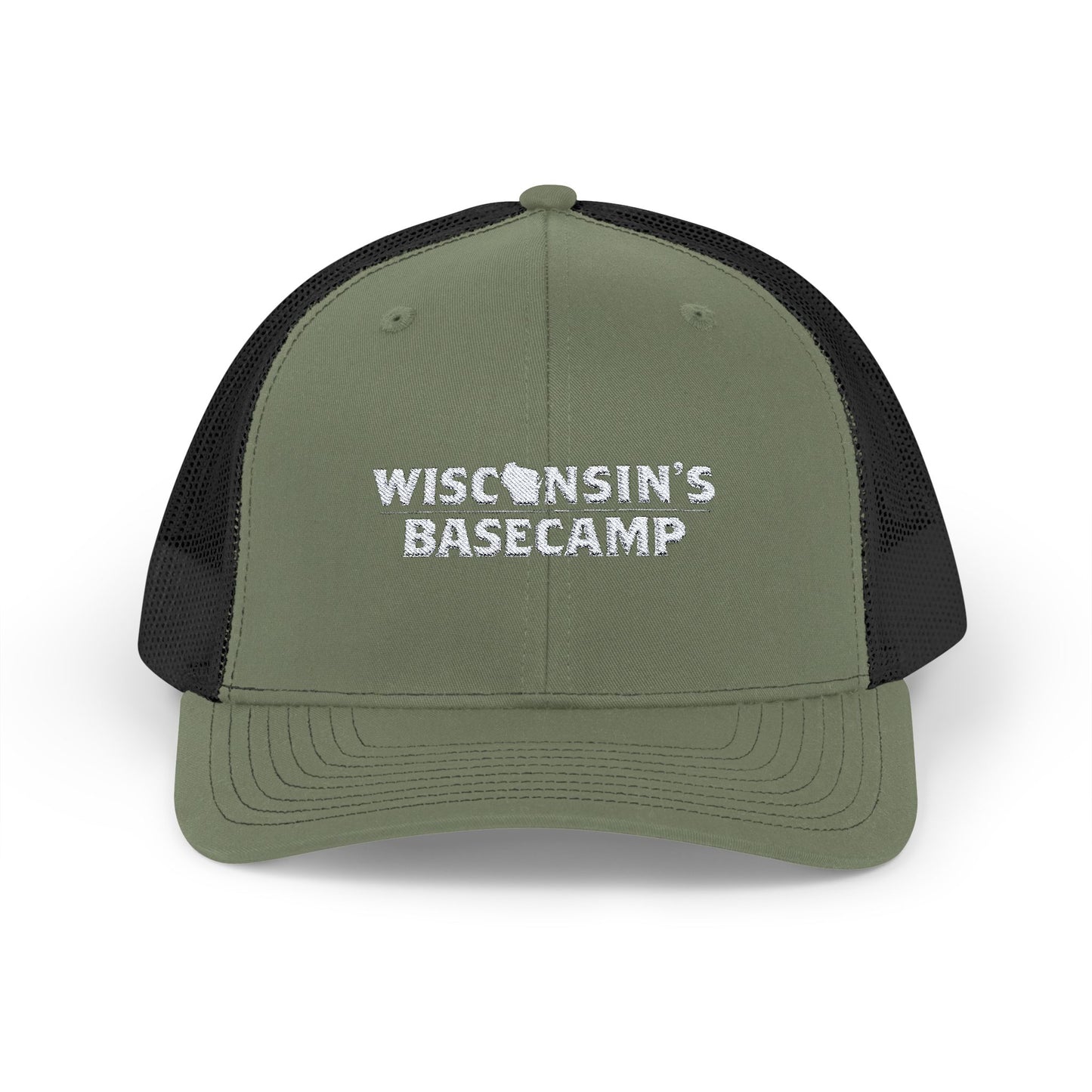 Snapback Trucker Cap - Wisconsin's Basecamp in Greater Wausau Design