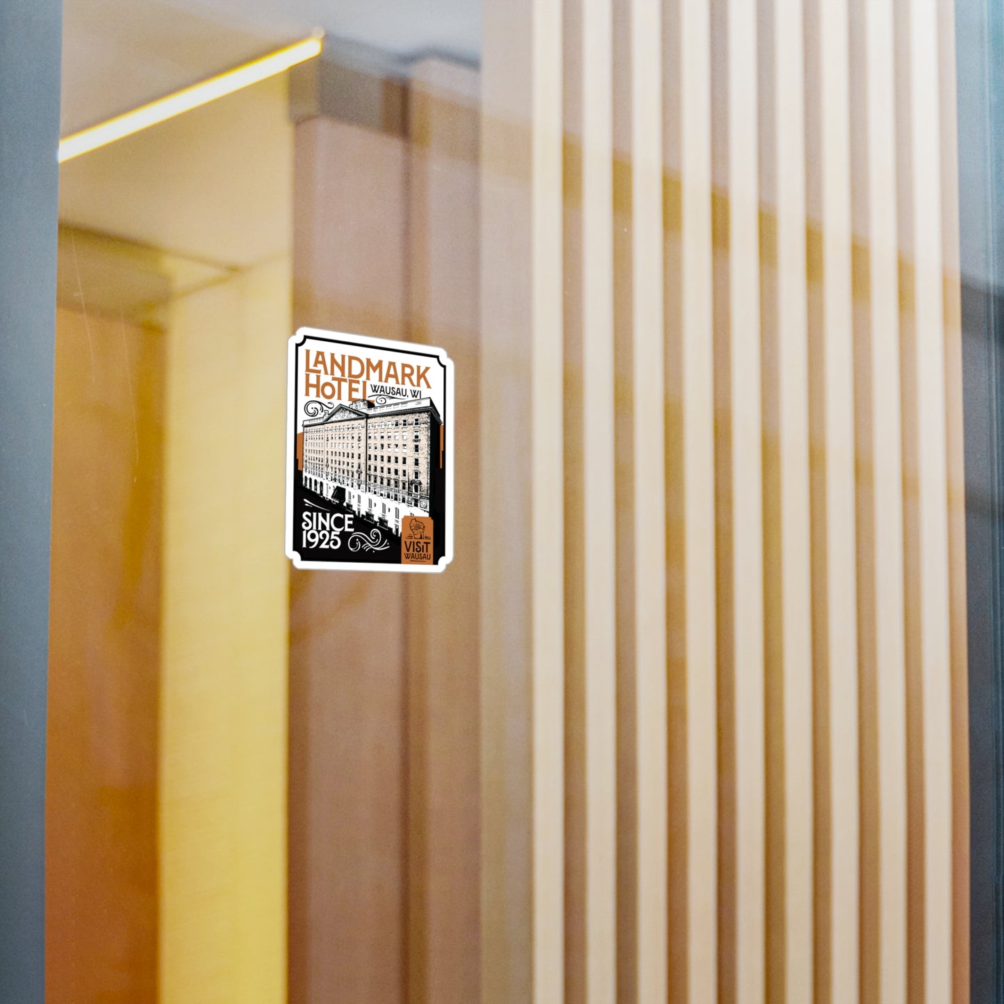 Vinyl Decal - Classic Wausau Landmark Icon