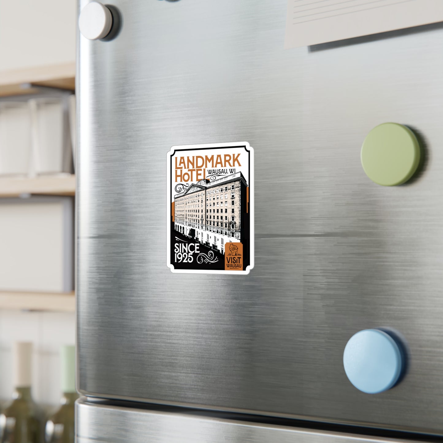 Vinyl Decal - Classic Wausau Landmark Icon
