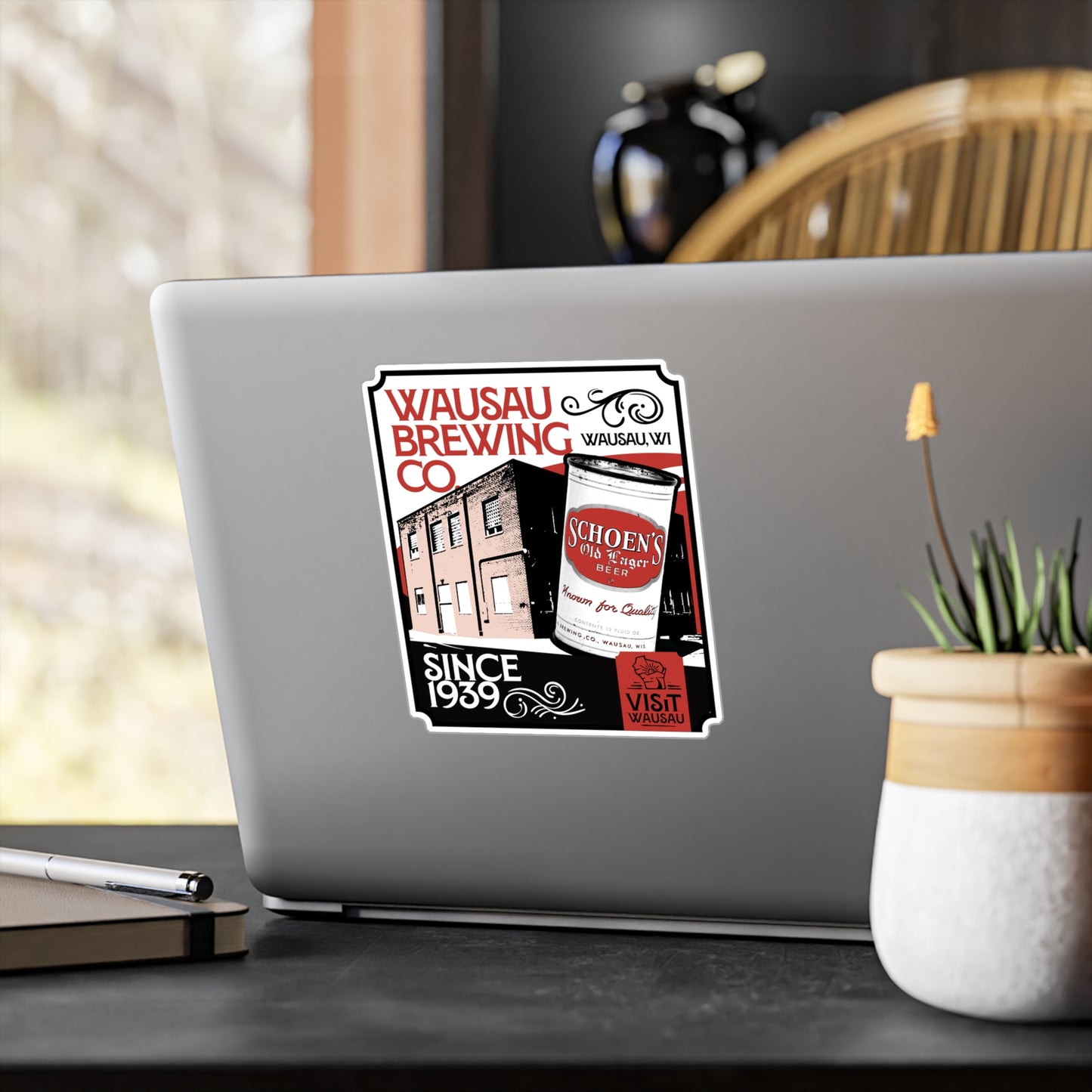 Vinyl Decal - Wausau Brewing Icon