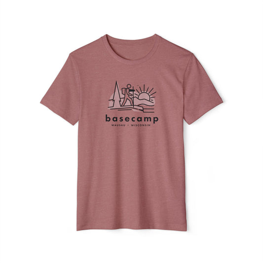Hike Wisconsin's Basecamp - Unisex Recycled Organic T-Shirt
