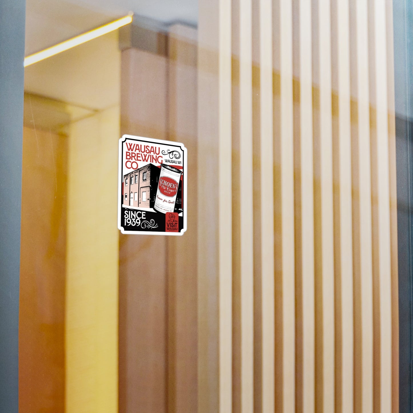 Vinyl Decal - Wausau Brewing Icon