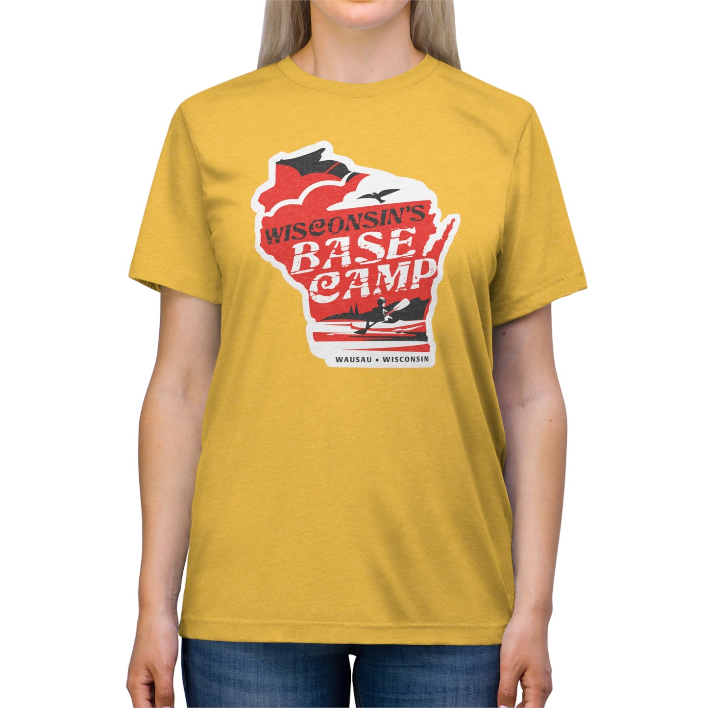 Wisconsin's Basecamp Paddler - Unisex Triblend Tee