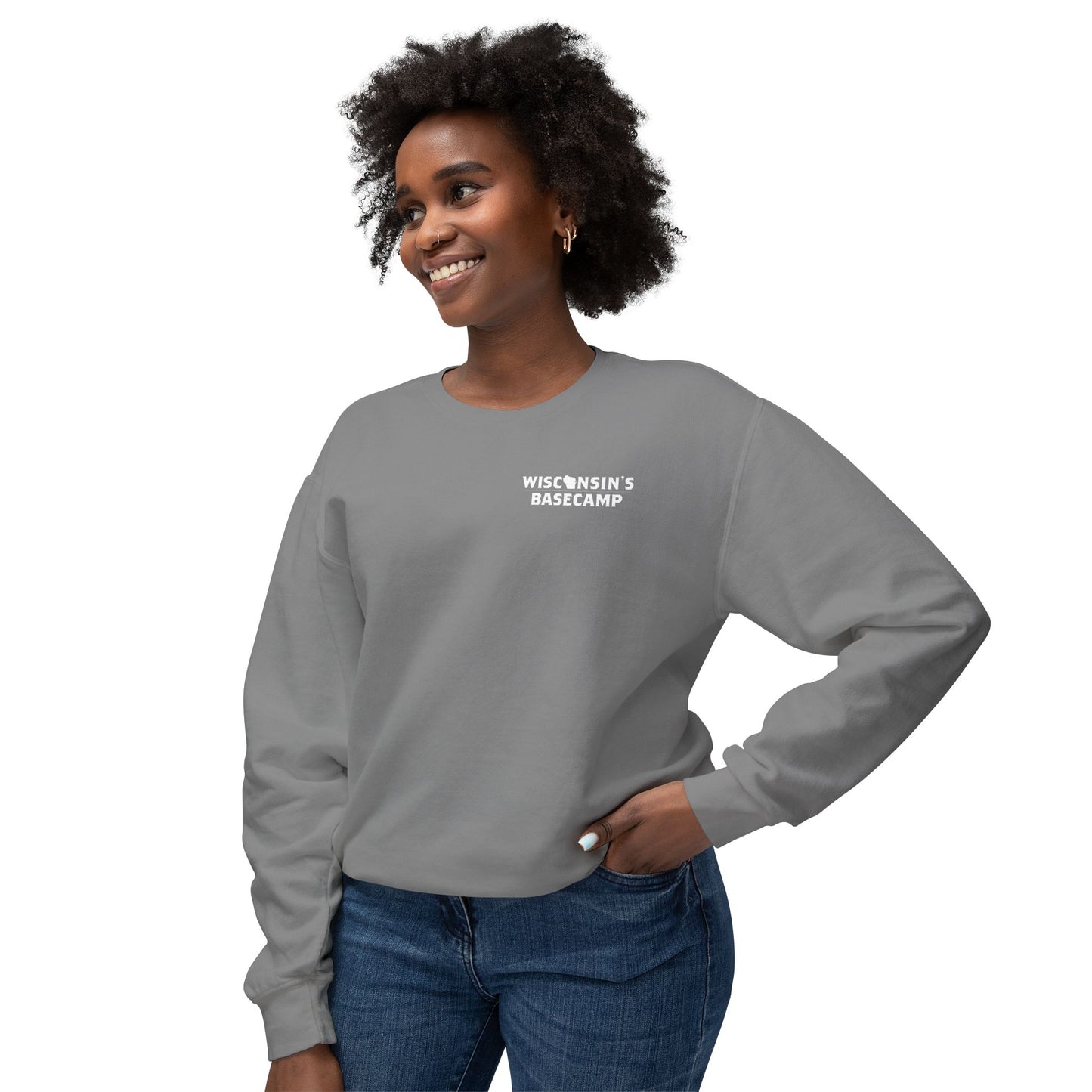 Sunrise Landscape Unisex Lightweight Crewneck Sweatshirt
