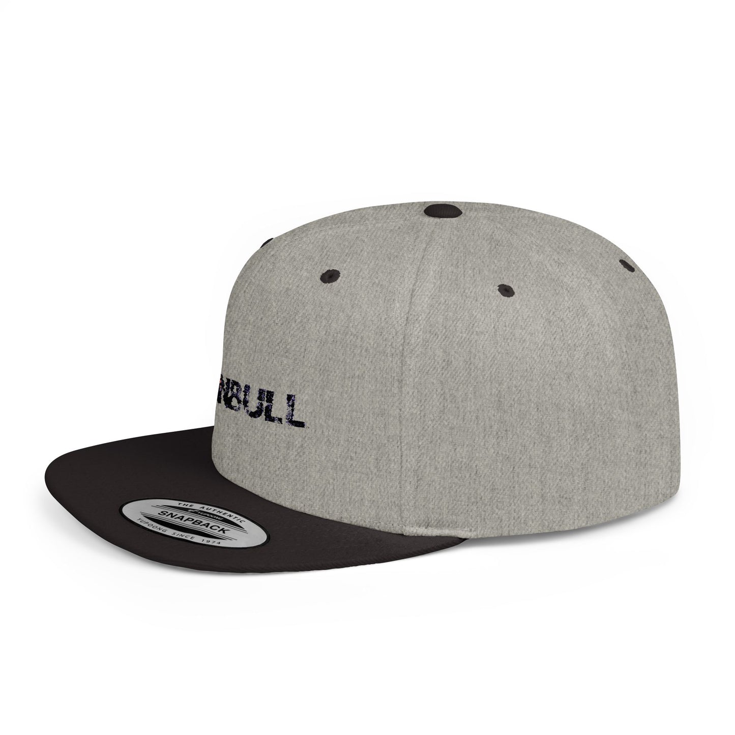 Ironbull Flat Bill Snapback Cap - Stylish Casual Hat for Streetwear Enthusiasts