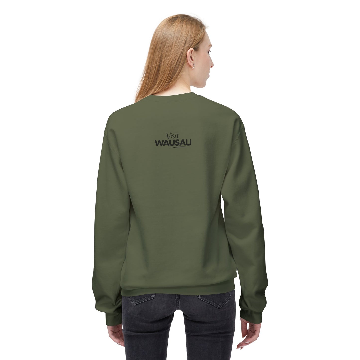 Wisconsin Rib Mountain License Plate Sweatshirt